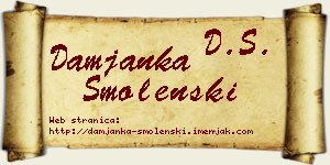 Damjanka Smolenski vizit kartica